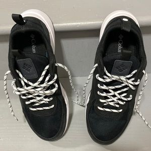 Columbia Black and White Athletic Shoes